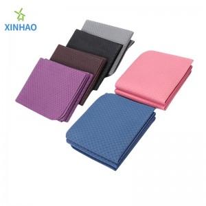 Mat de yoga de voyage pliable en gros 4 mm/5 mm épaisseur facile à transporter dans l\'exercice de classe, repos de bureau, camping de parc